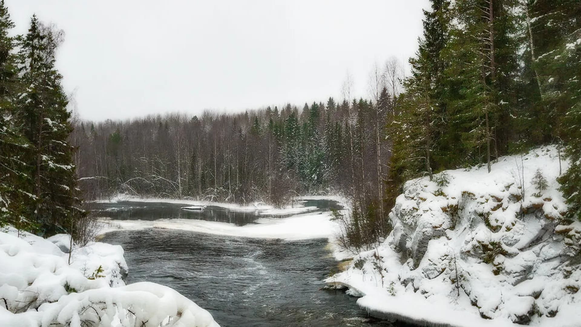 Золотое кольцо Карелии из Сортавалы: Гирвас, Кивач