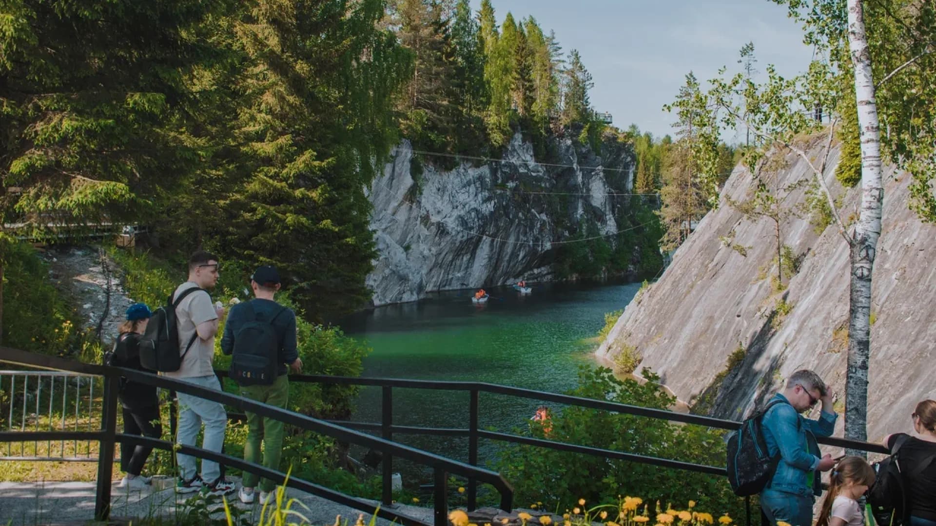 Рускеала: мраморный каньон и водопады Карелии из Санкт-Петербурга